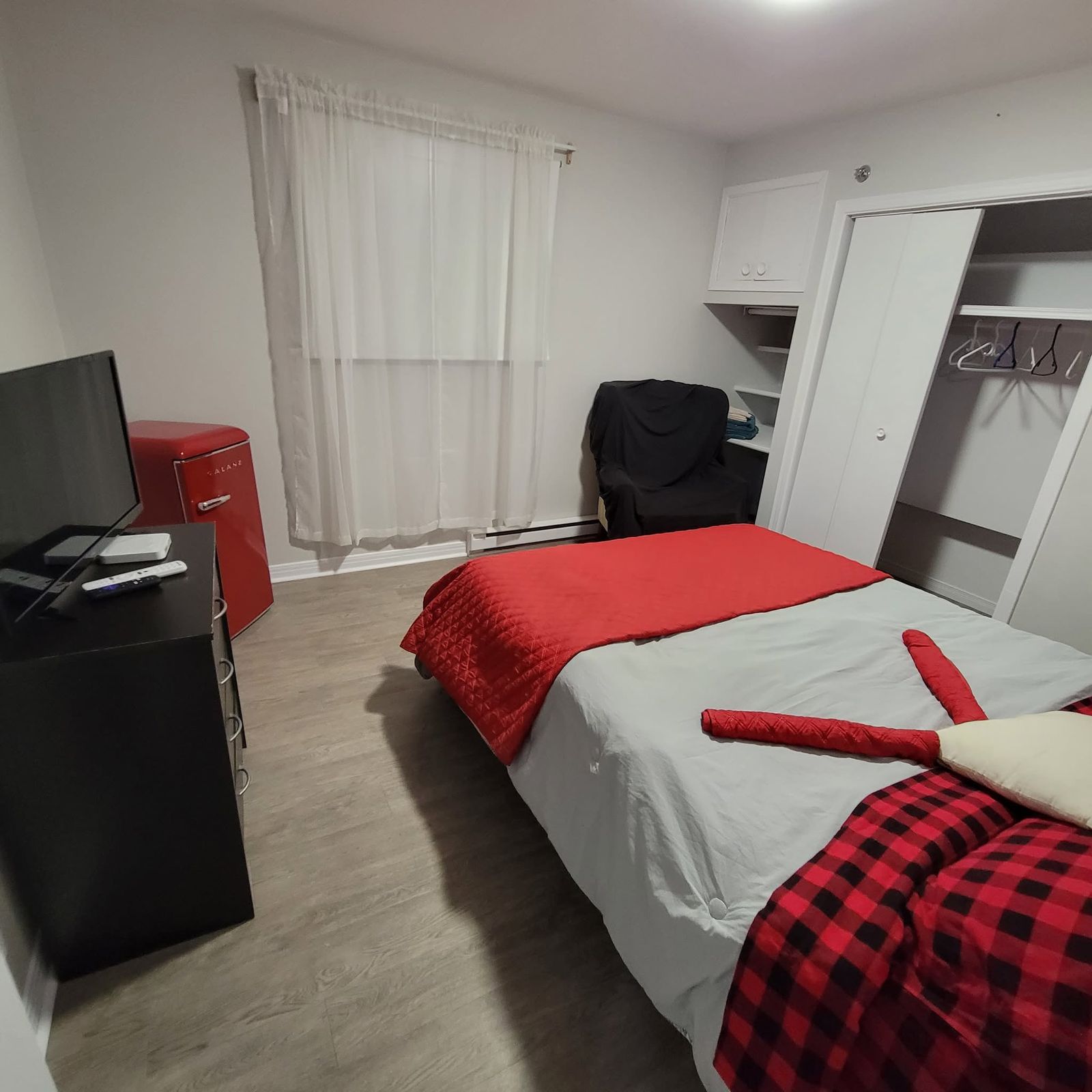 Chambre avec mini-réfrigérateur, Auberge Résidence Nordique