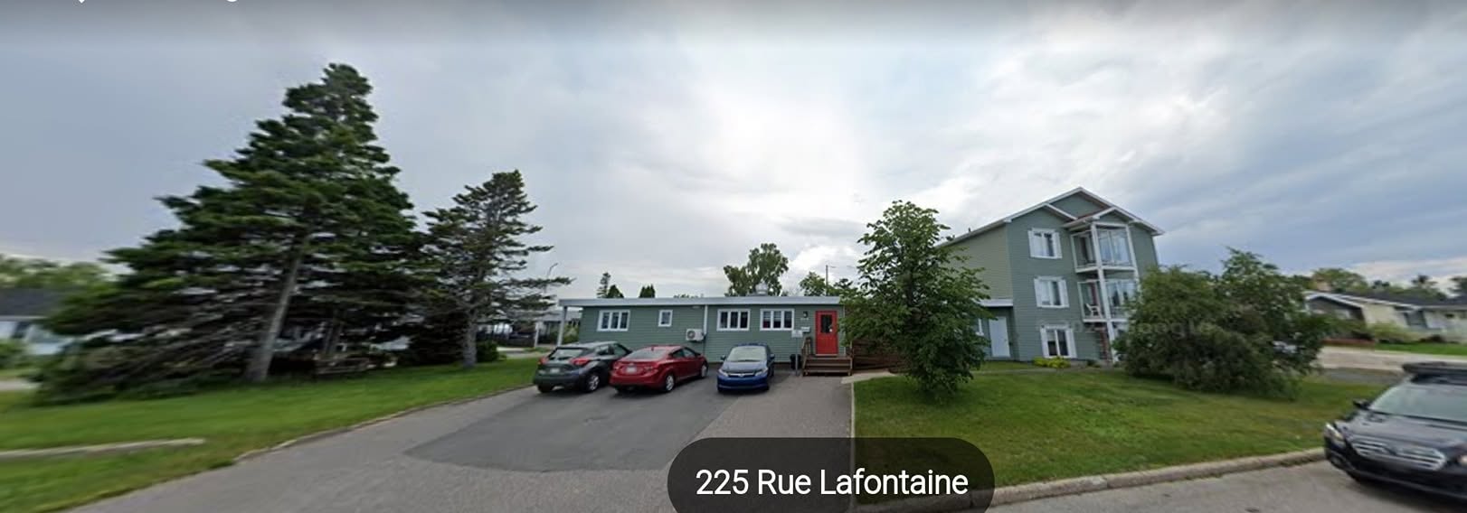 Façade rue Lafontaine, Auberge Résidence Nordique, Sept-Îles